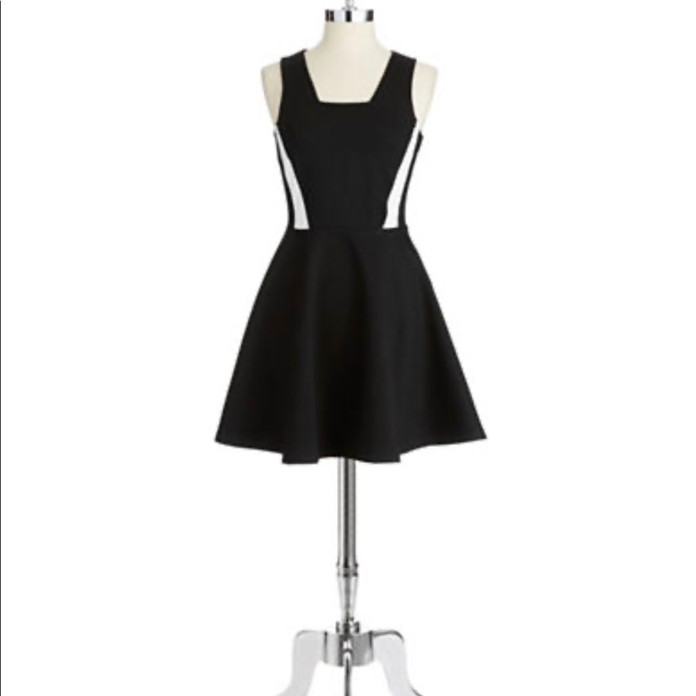 French Connection Lucy Flare (Black/White) Dress